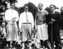 Johnny Farrell, Bobby Jones, Walter Hagen, Gene Sarazen.